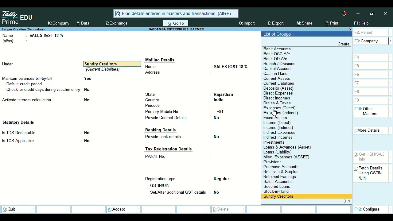 TALLY PRIME MEI PURCHASE ENTERY STEP BY STEP CGST,SGST,IGST, EXPENCE &  ADDITIONAL DISCOUNT D.INCOME