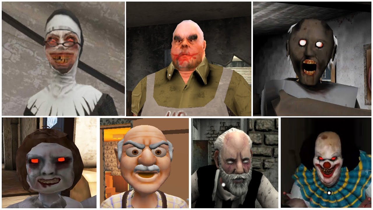 Escape Endings | Granny*Evil Nun*Mr.Meat*Dread Teacher*IT Clown*Erich Sann*Grandpa And Granny