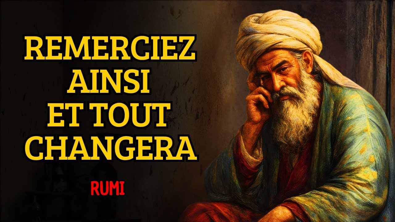 Quand Vous Rendez GRÂCE Pour Être VIVANT Maintenant, Cela Se Produit | RUMI