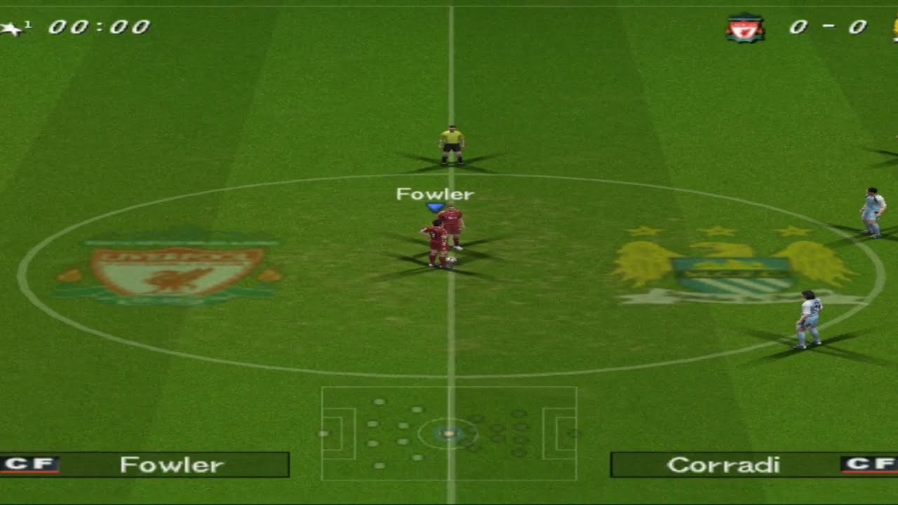 Pro Evolution Soccer 6 PS2 Liverpool vs Manchester city 