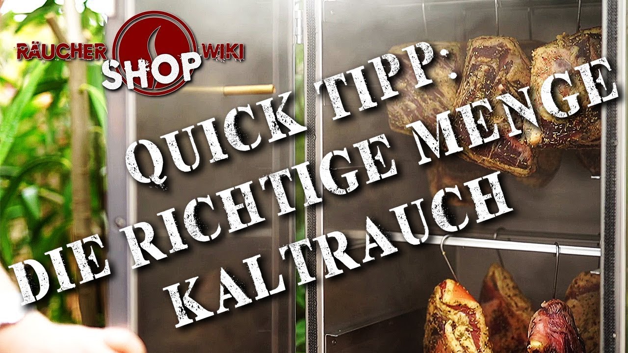 Quick Tipp: Die richtige Menge Rauch beim Kaltr&auml;uchern