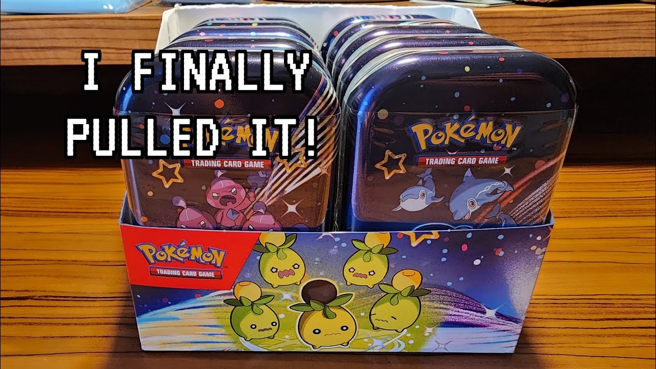LAST PACK MAGIC! Paldean Fates Mini Tins Full Display - Pokemon Cards Opening