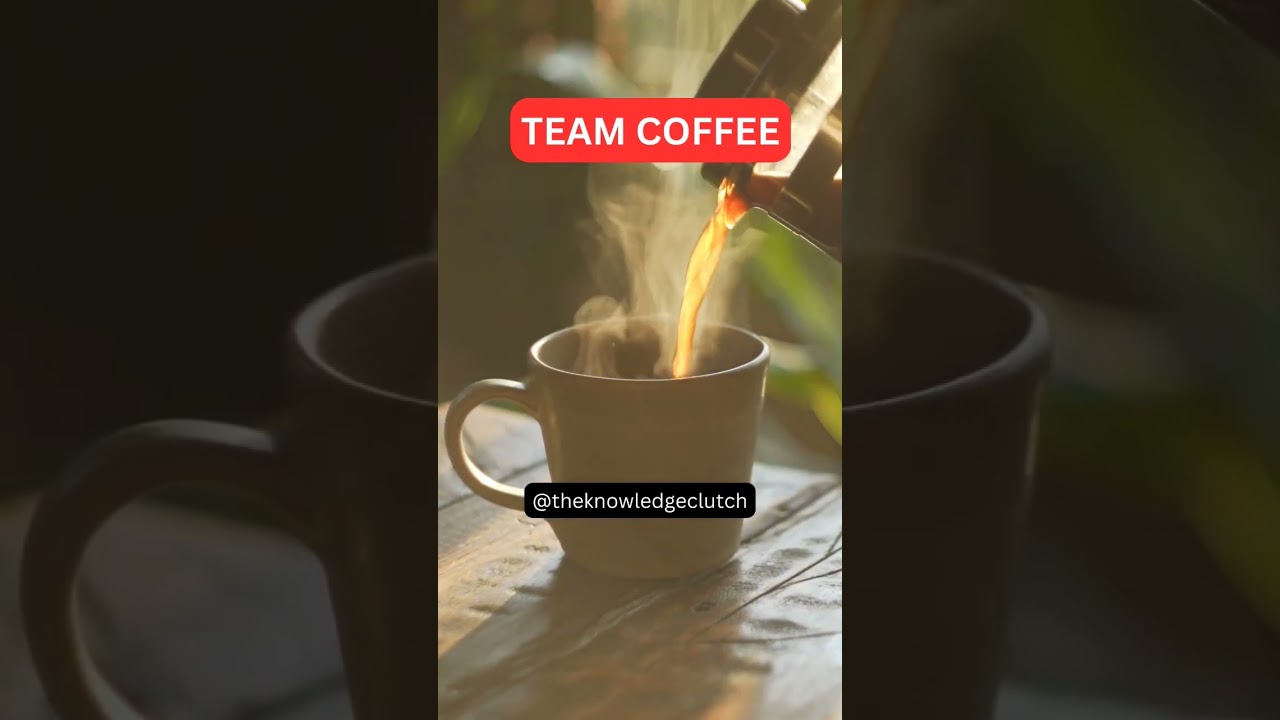 Morning Kick-off: Which Team gets you going? Share your choice in comments! 👇 
