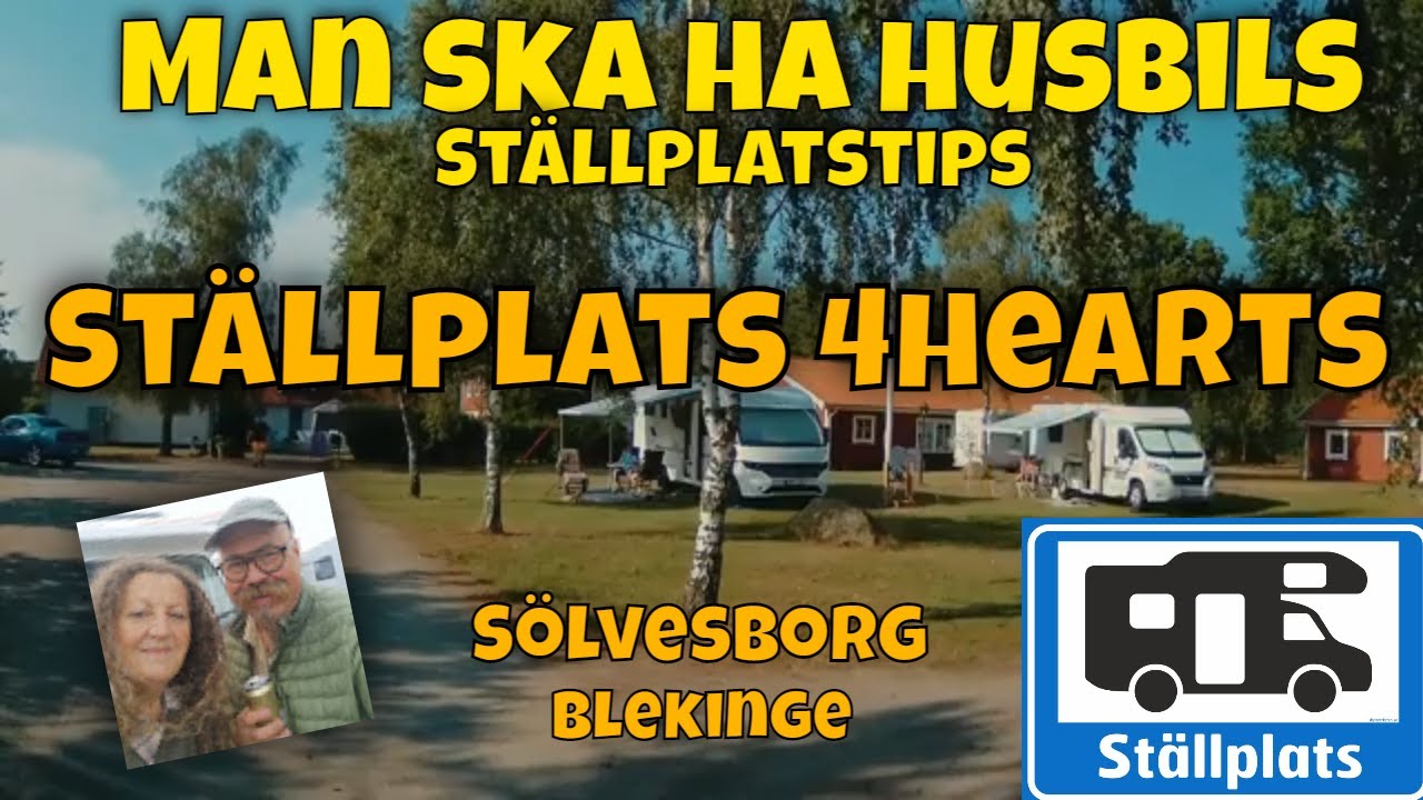 Ställplats 4 Hearts på Listerlandet i Blekinge. Ställplats med restaurang o pub.
