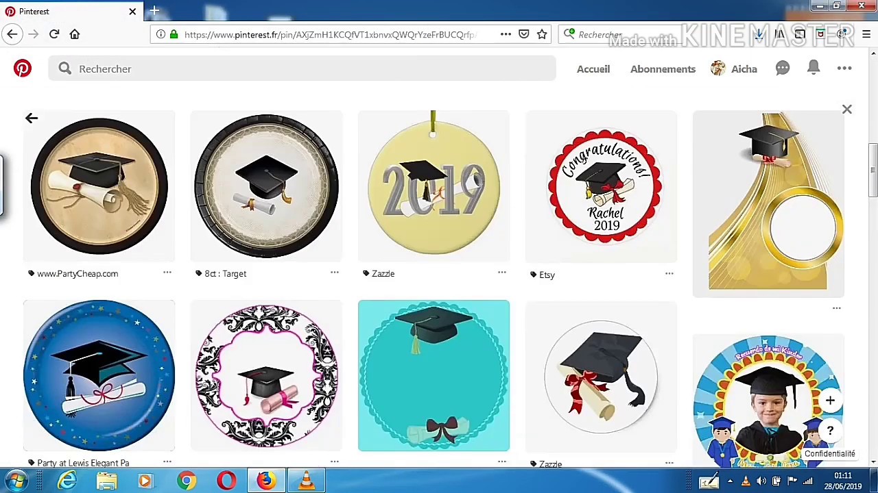 شرح طريقة استخراج ملصقات (تخرج،حفلات، اعراس...) عبر موقع pinterest
