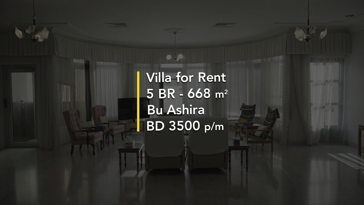 Villa for Rent in Bahrain - 5 BR / 668 sqm - BD 3500 p/m - Bu Ashira - فيلا للإيجار في البحرين