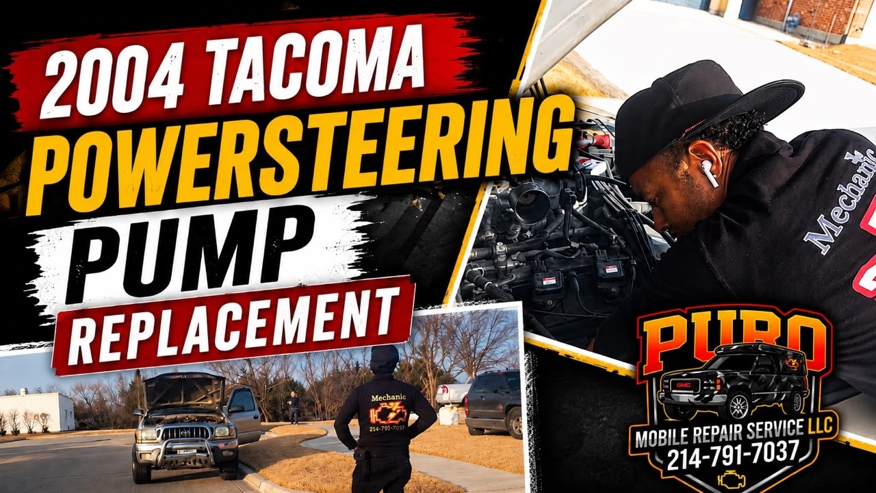 2004 Tacoma powersteering pump replacement