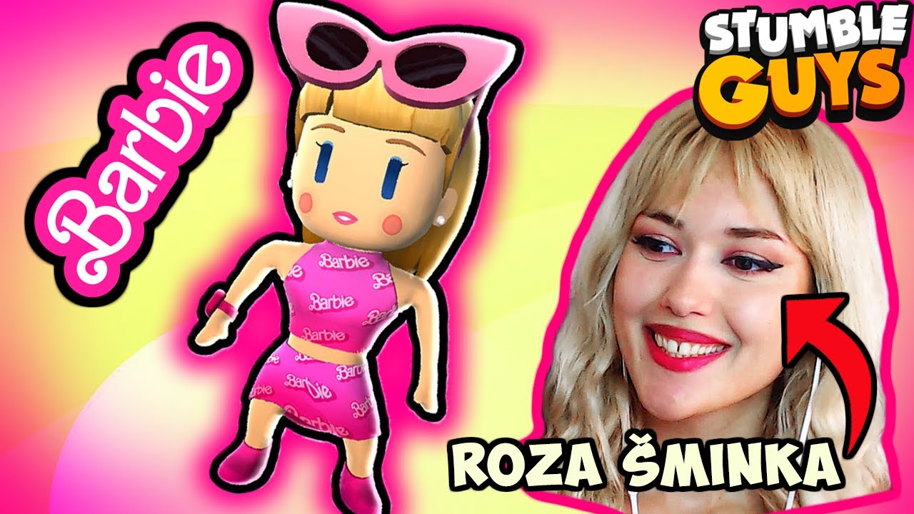 Stumble Guys u ROZOJ BOJI | Leptirica