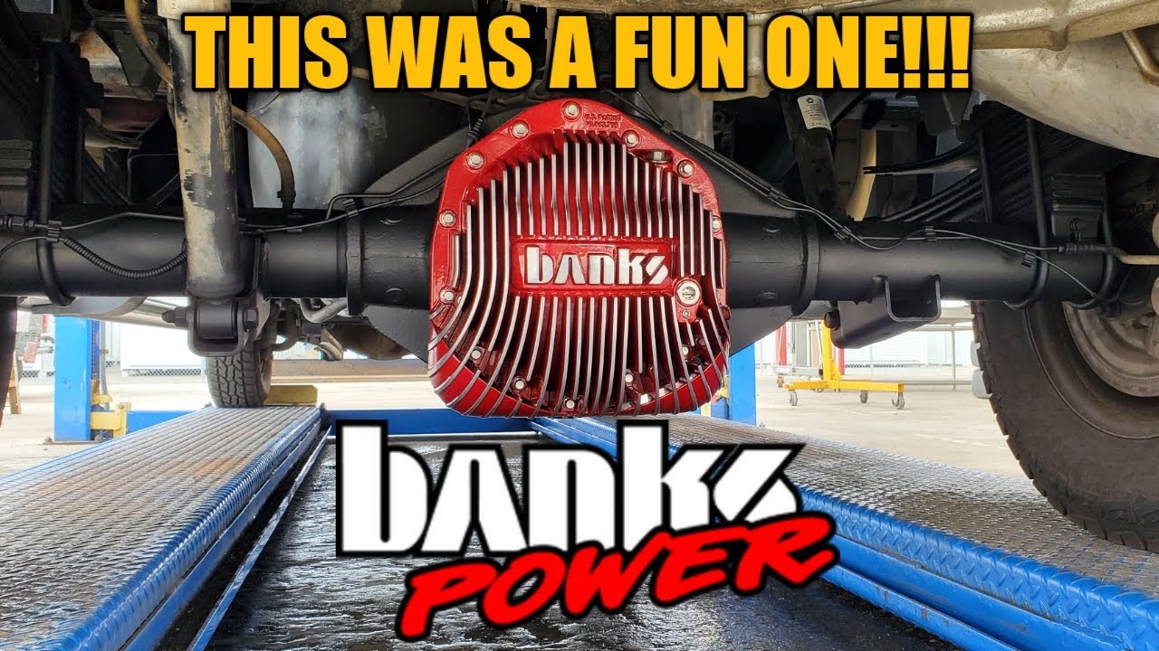 Installing BANKS RAM AIR DIFF COVER!!