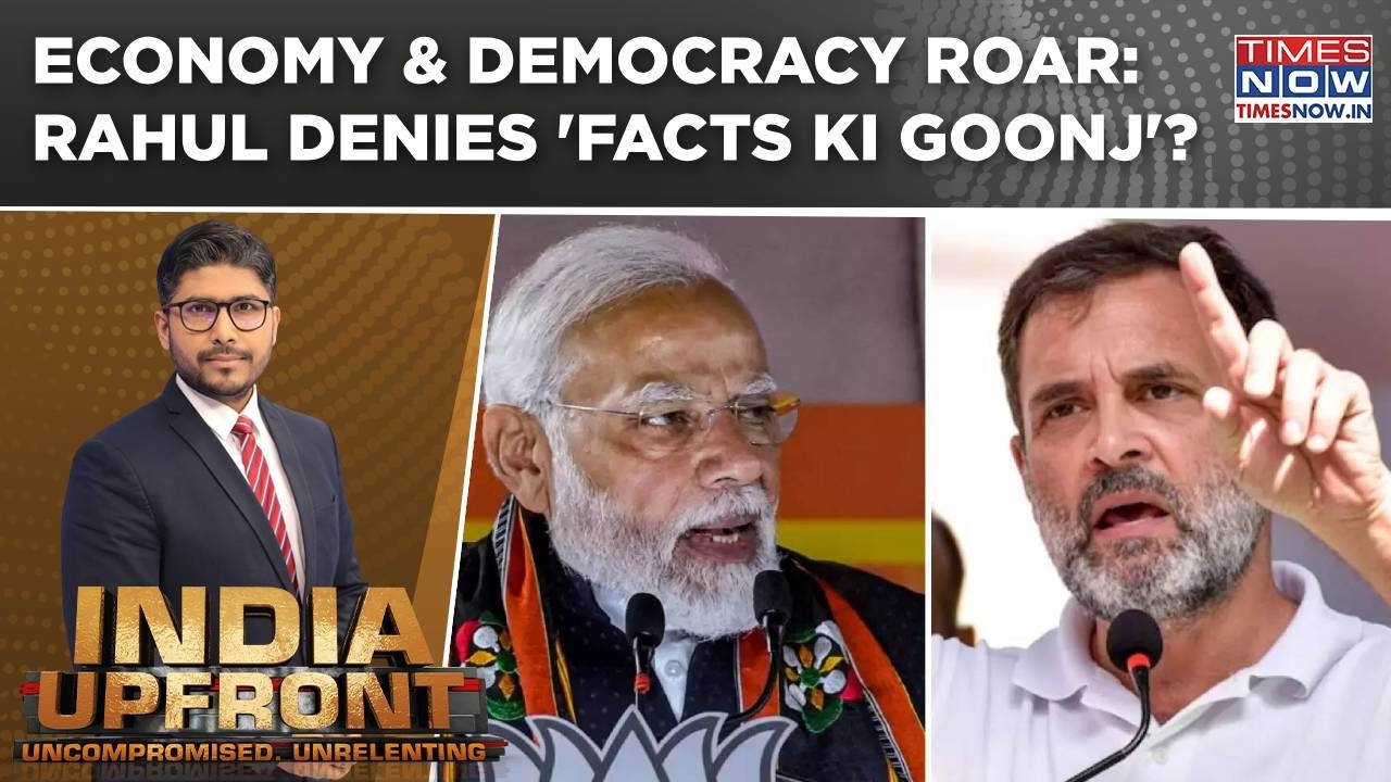 Row Over GDP & Democracy: Congress' 'Jhooth Ki Goonj' Attack On Modi; Rahul Denies 'Facts Ki Goonj'?