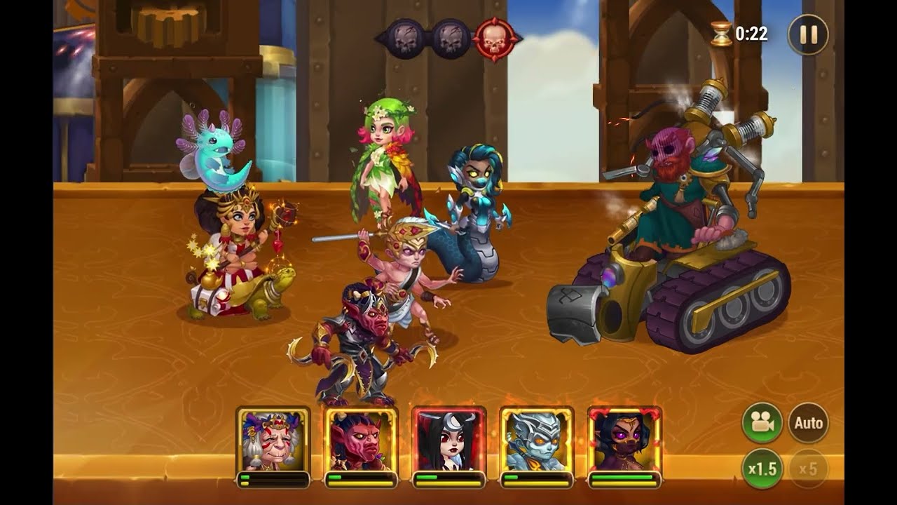 Hero wars : Dominion Era - Ghirwil City - Heart of the Capital - Boss Khornak  | 377k power