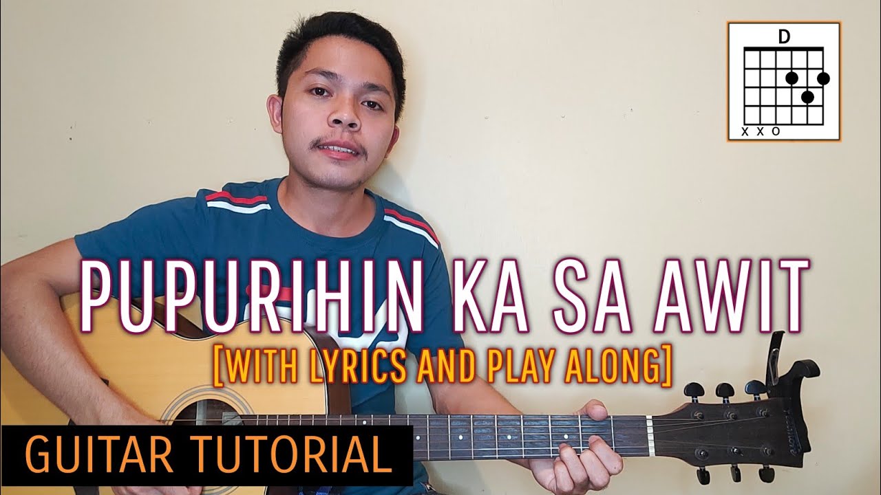 Pupurihin Ka Sa Awit - Musikatha(Guitar Tutorial) | Fellow Sheep Ricky