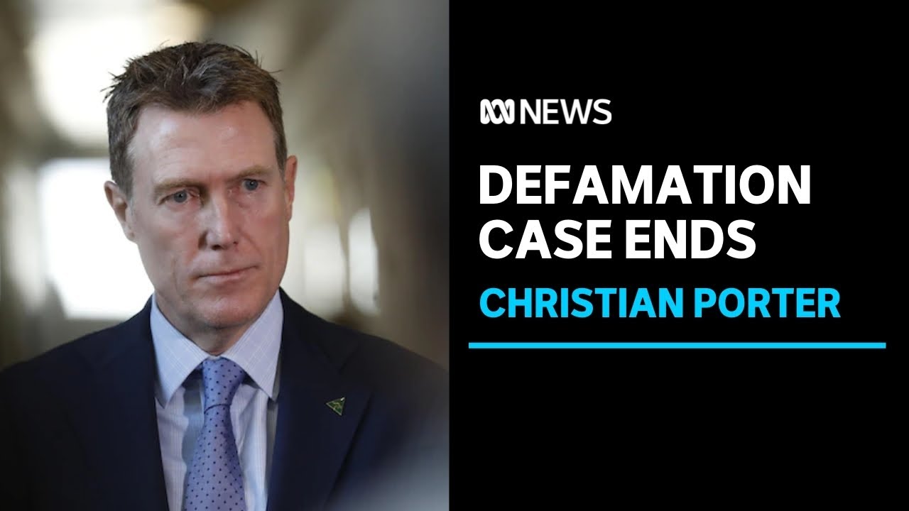 Christian Porter ends defamation action against the ABC | ABC News