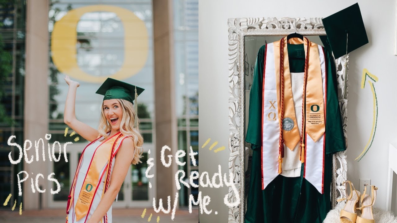VLOG: taking my Graduation Pics & GRWM