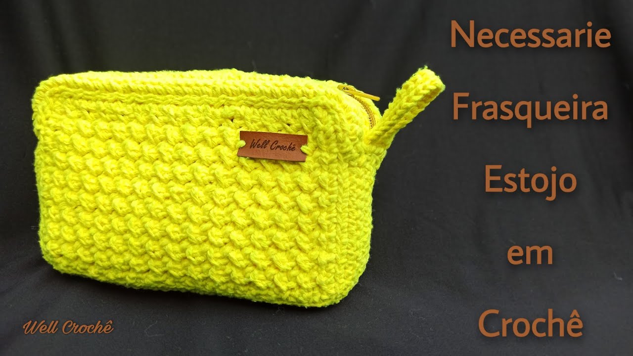 Necessarie / Frasqueira / Estojo em Crochê