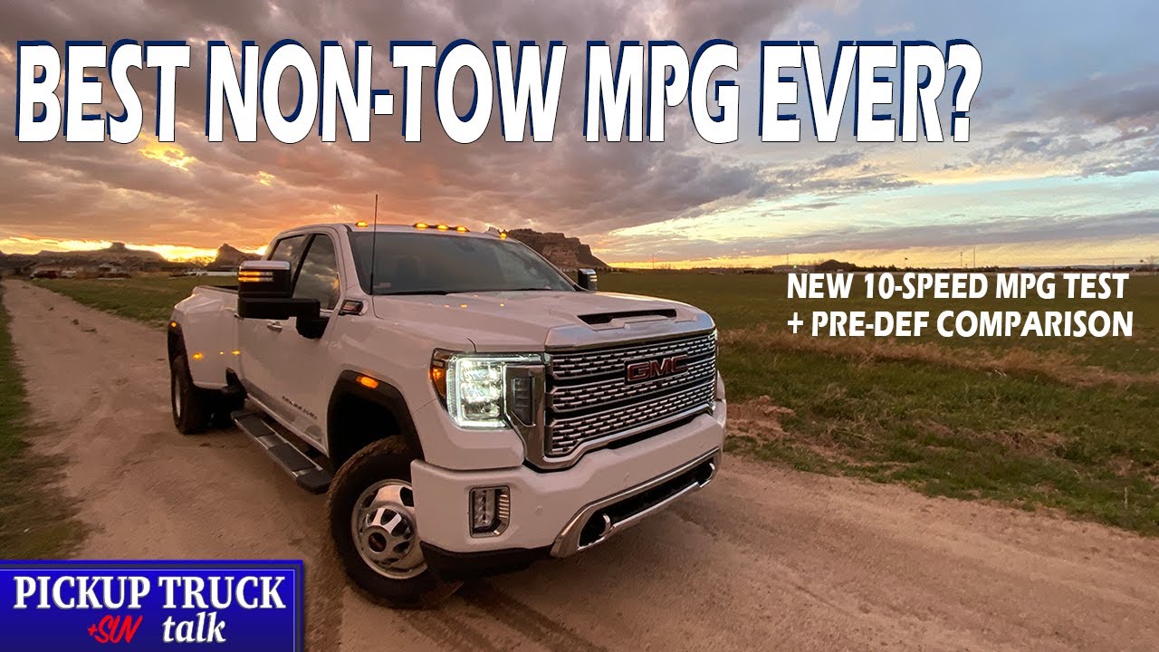 2020 GMC Sierra 3500 Denali Duramax Diesel MPG Test, Review