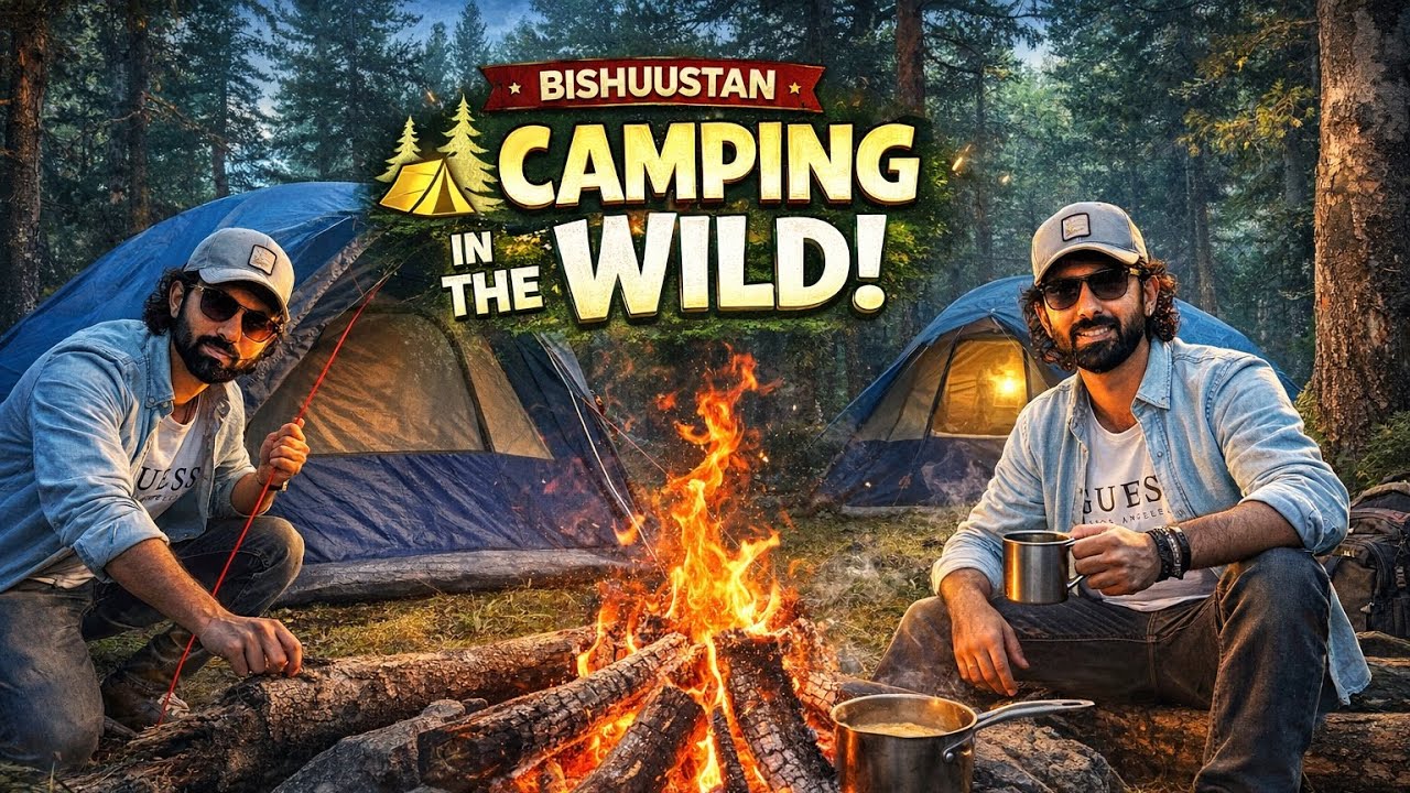 SOLO CAMPING Just me, the forest, and pure peace 🌲🏕️