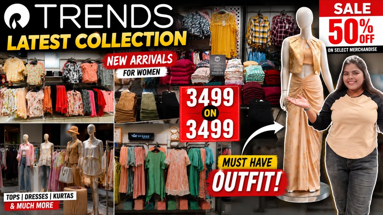 Reliance Trends Sale Buy 1 Get 1 Free | Reliance Trends Haul | Trends Sale Flat ₹499 / Flat 50% Off