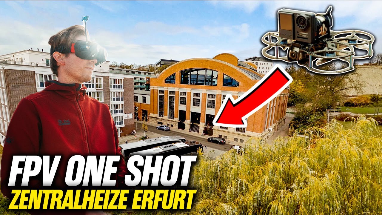 Cinematic FPV Drone One Shot - Zentralheize Erfurt