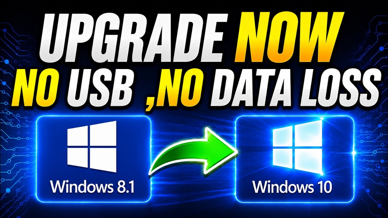 Бесплатное обновление Windows 8 или 8.1 до Windows 10 без потери файлов и приложений