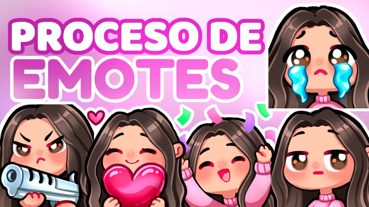 Mi proceso de COMISIONES en EMOTES para twitch #5 | Clip Studio Paint
