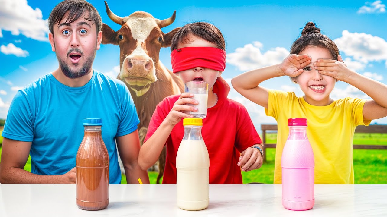 رحنا على مزرعة ابقار في سكوتلندا وجبنا حليب فريش !!