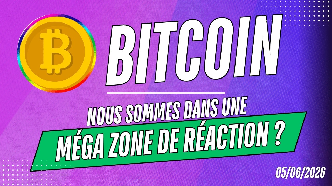 BITCOIN nous sommes dans une M&Eacute;GA ZONE DE R&Eacute;ACTION 🔥 ? Analyse CRYPTO & NEWS ✅