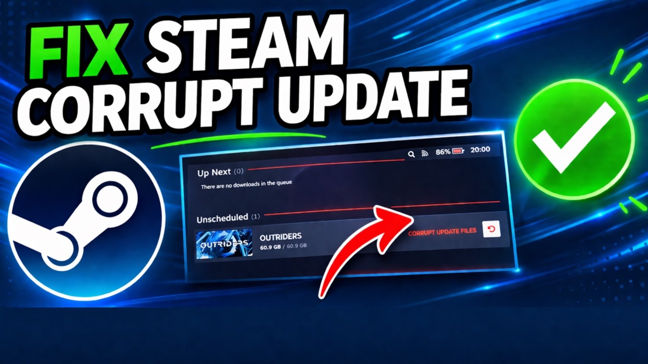 How To Fix Steam Files Are Corrupted When Updating (Corrupt Update Files Error)