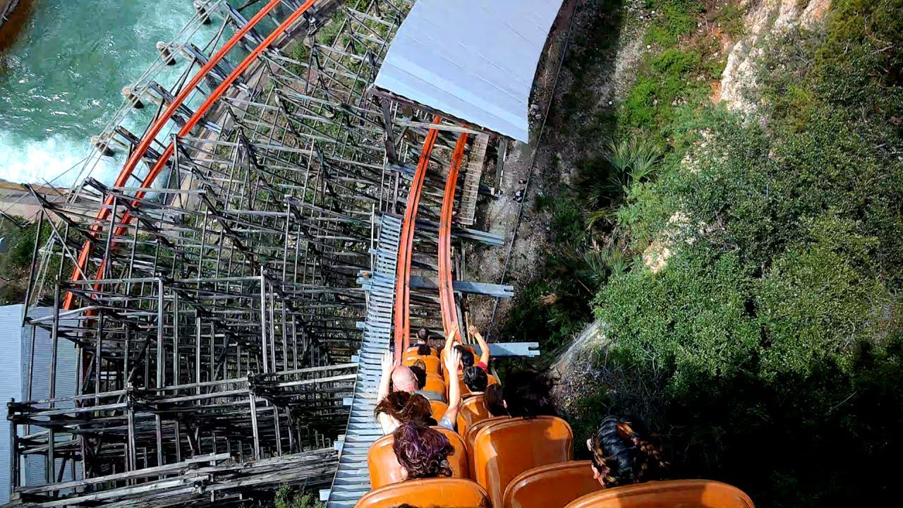 Iron Rattler Back Row 4K Glasses POV (June 2024) Six Flags Fiesta Texas
