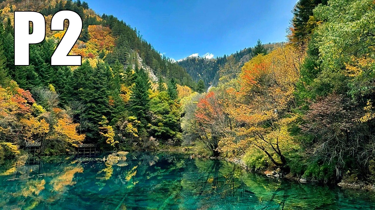 Driving from Jiuzhaigou to Diebu County 九寨沟—迭部县 | 4K 60fps |  It is a World Natural Heritage Site.P2