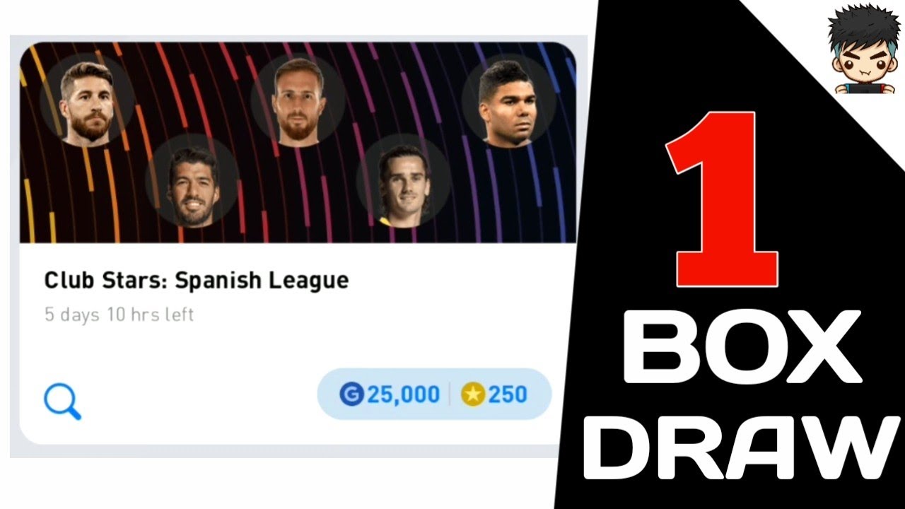 Pes 2021 mobile first BOX DRAW OPENING