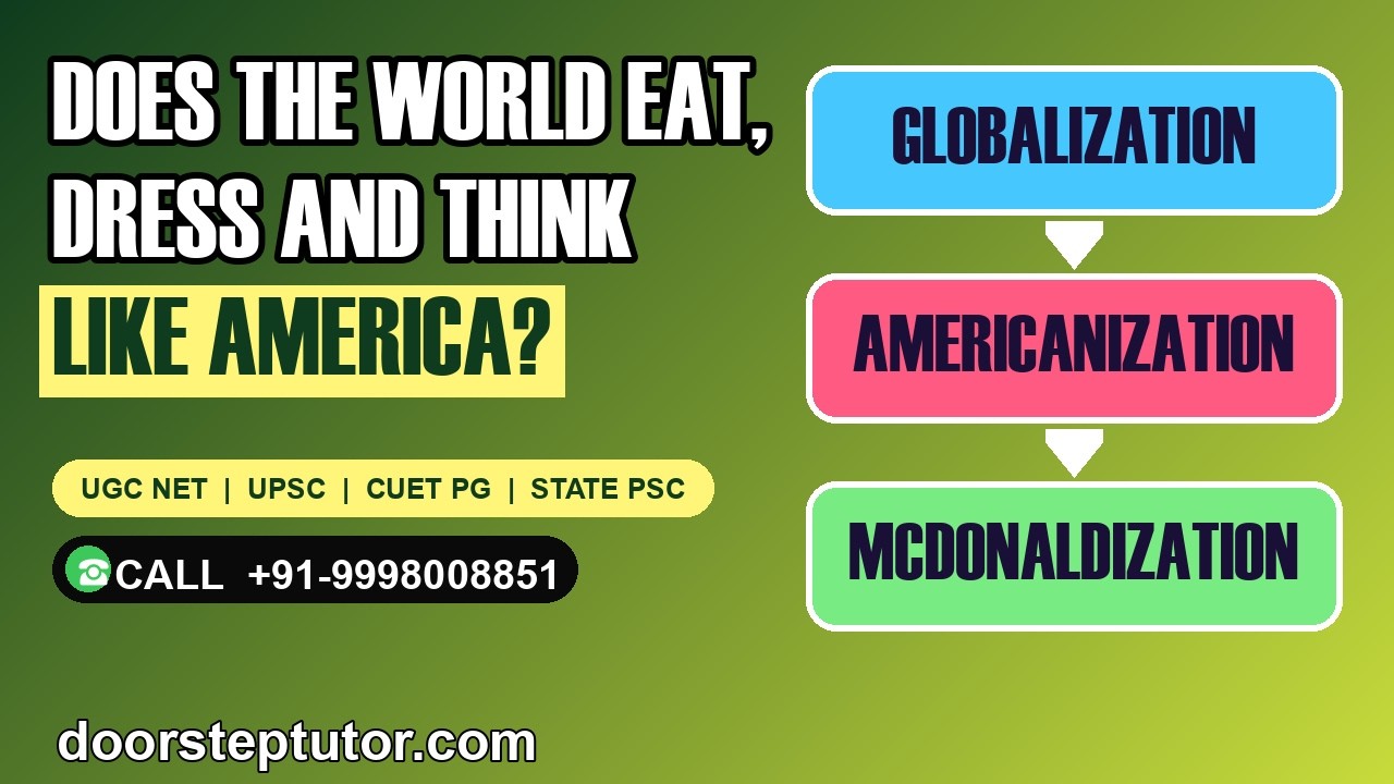 Globalization, Americanization and McDonaldization by George Ritzer, Popular Works |Sociology