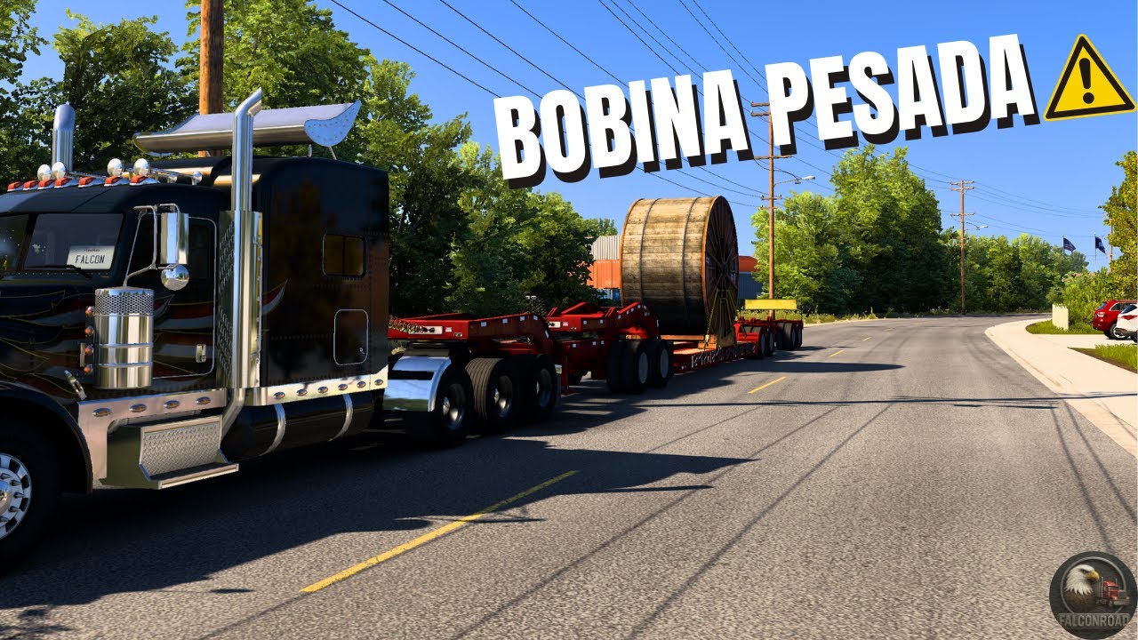 🚧 Carga Pesada Extrema | Bobina Gigante de Cable | Gillette ➝ Sheridan | ATS