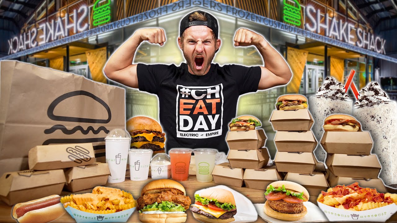 Съешьте ВСЁ в Shake Shack! (Челлендж за еду на 150 долларов и более)