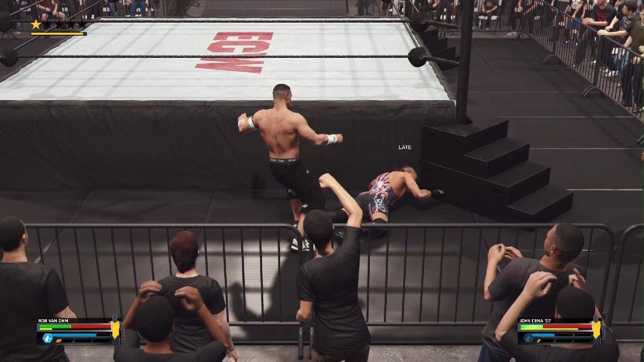 WWE 2K25 John Cena vs Rob Van Dam