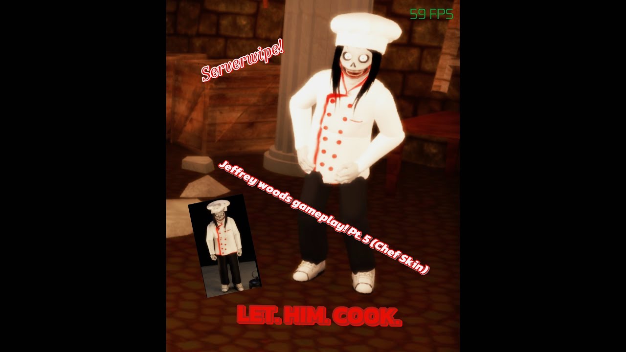 Jeffrey woods gameplay! Pt. 5 (Chef Skin) - Pillar Chase 2