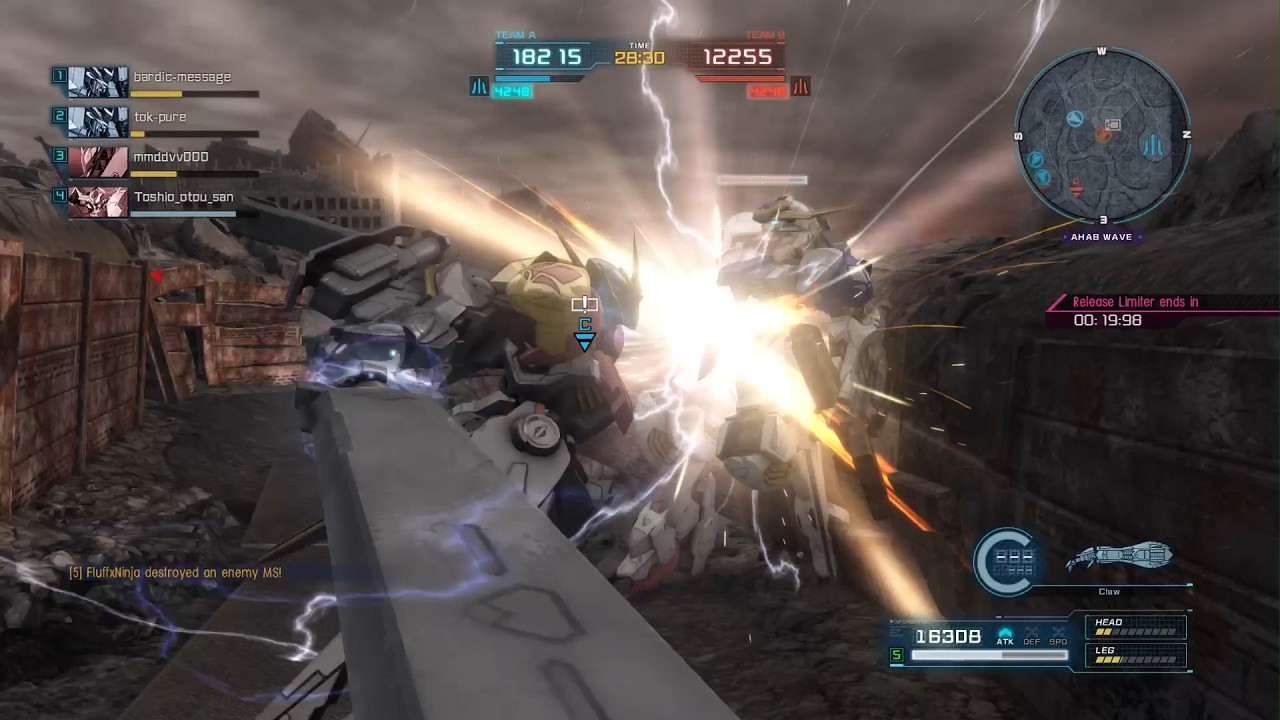 Gundam Barbatos Lupus in 700 Basic Match at Trenches