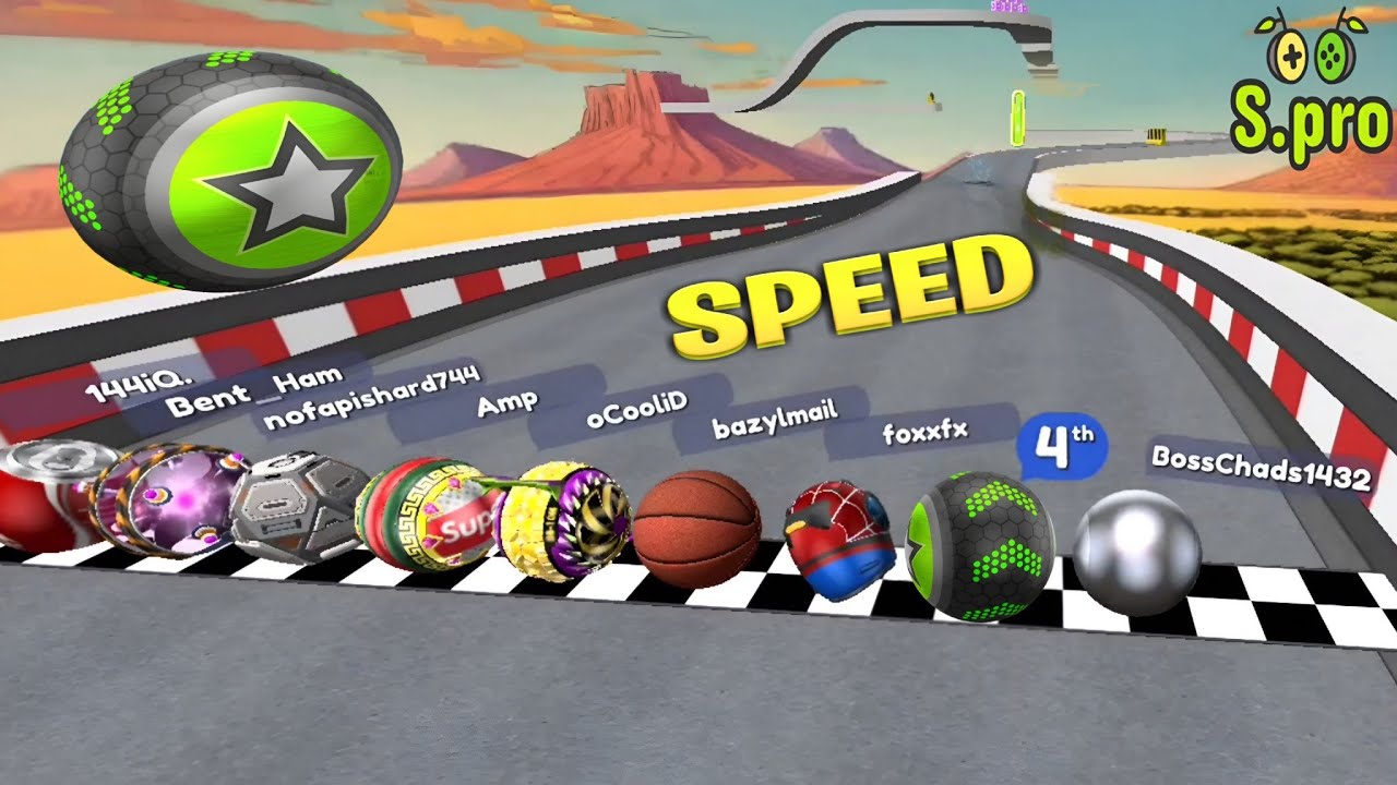 Going Balls - Speedrun Epic Race 276 ᯓ⚽︎ #goingballs #gameplay #marblesrace