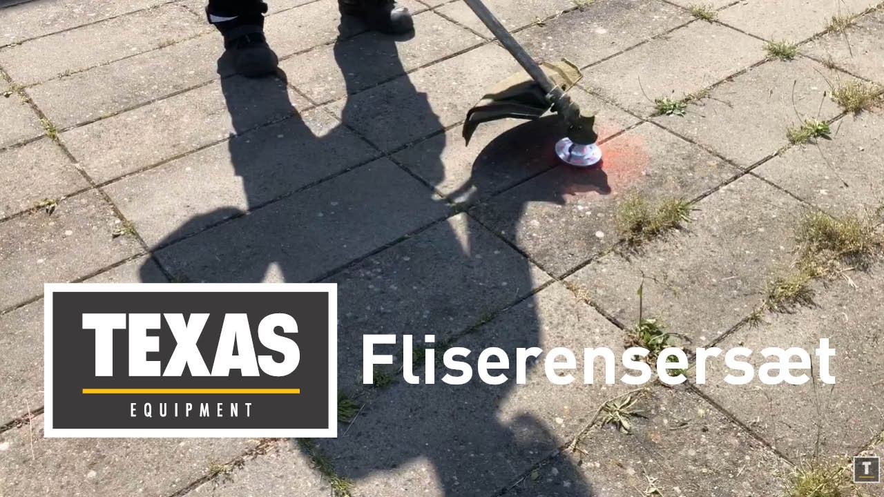 Fliserensersæt / Weed cleaner head