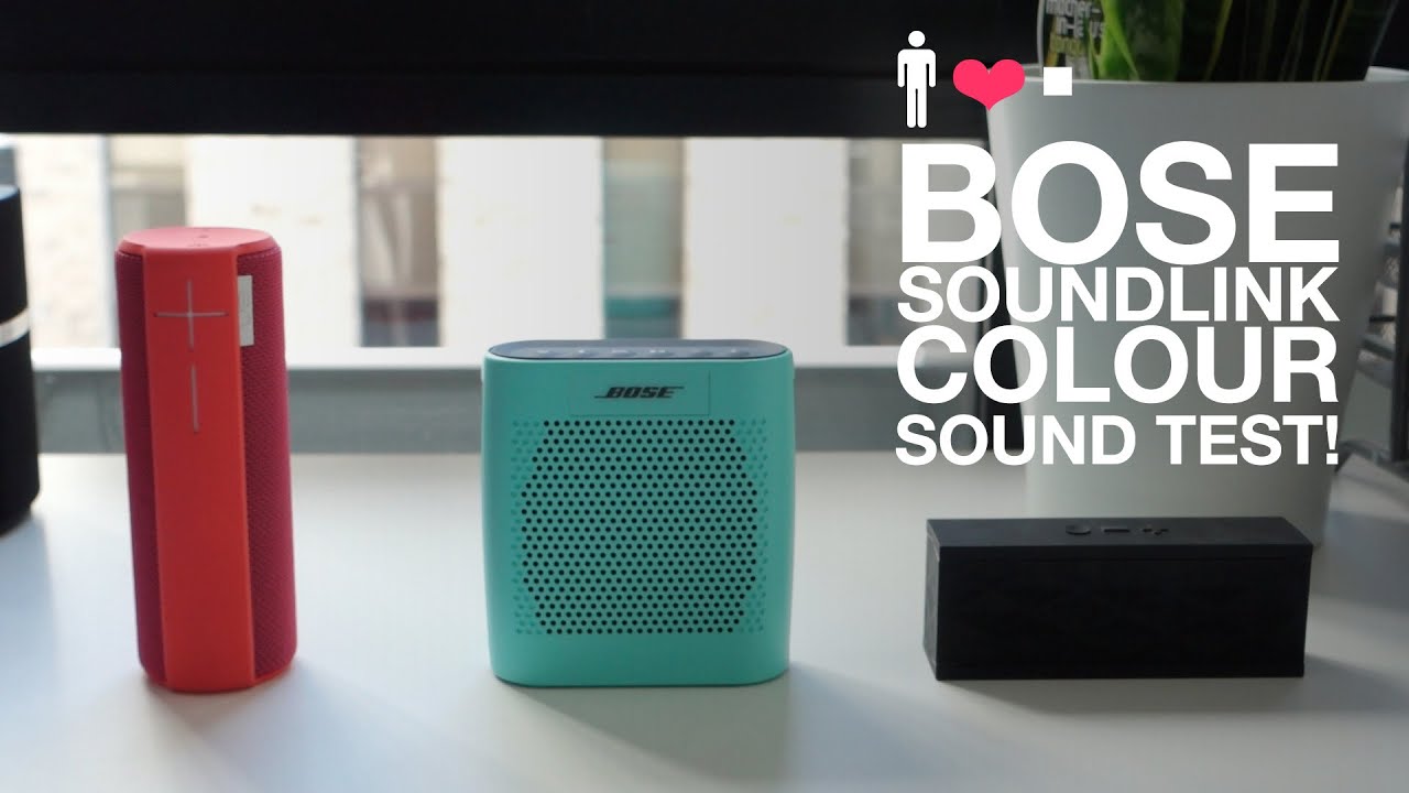Bose Soundlink Color Review vs. UE Boom & Jawbone Jambox