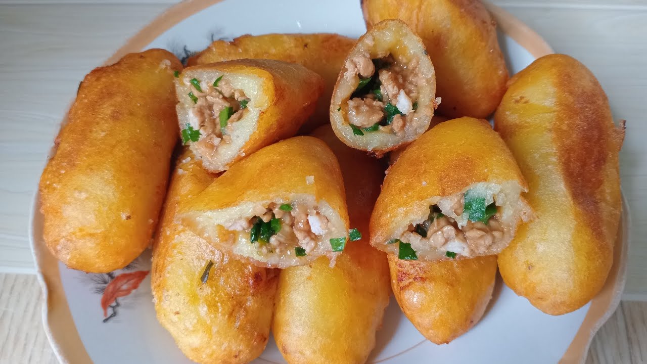 Cách làm Bánh khoai tây nhân Hẹ.mới lạ,đơn giản,nhanh gọn,dễ làm 