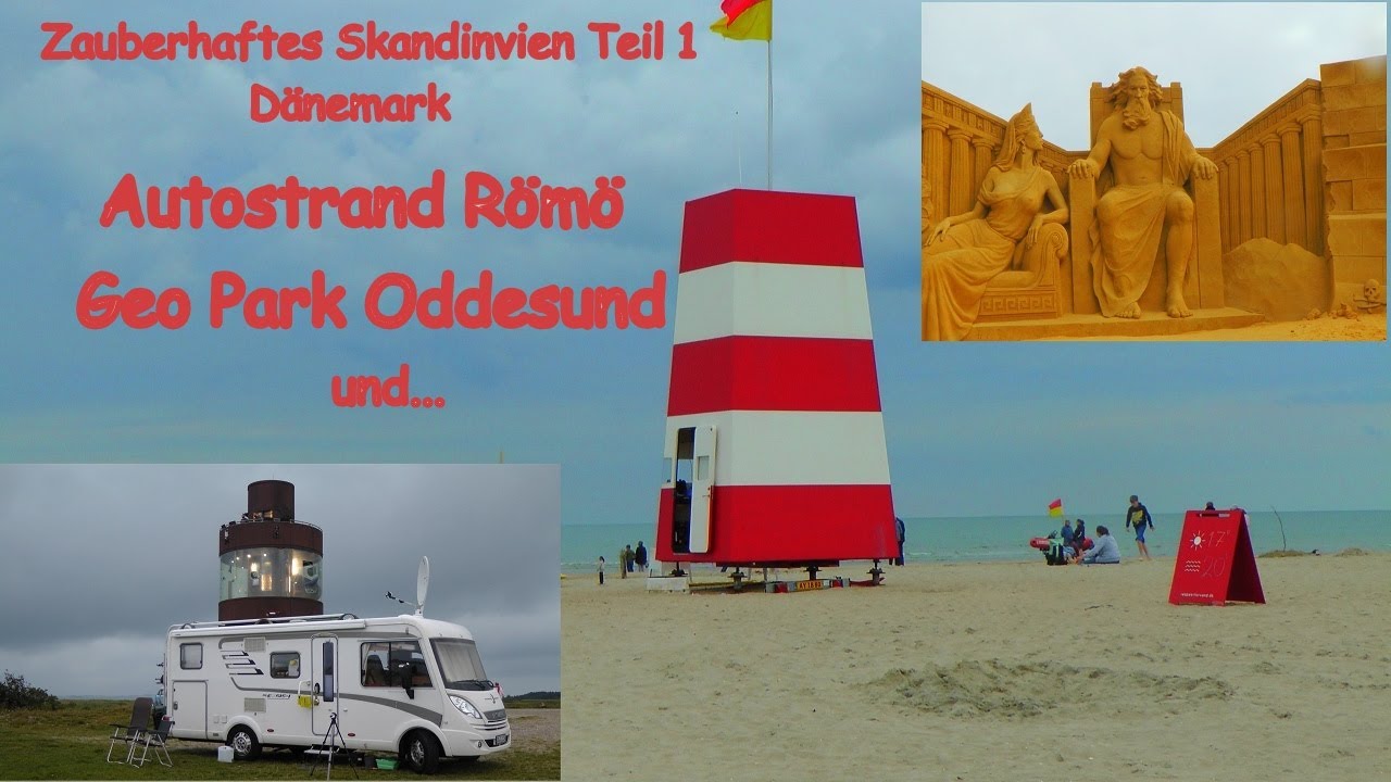 Mit dem Wohnmobil im zauberhaften Skandinavien: Teil 1 Dänemark - Römö Autostrand und....