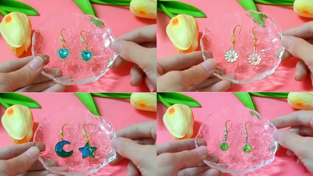 Cubic Zirconia Earring Hooks Brass French Fish Hooks Ear Wires with Loop Hole Dangle Earrings