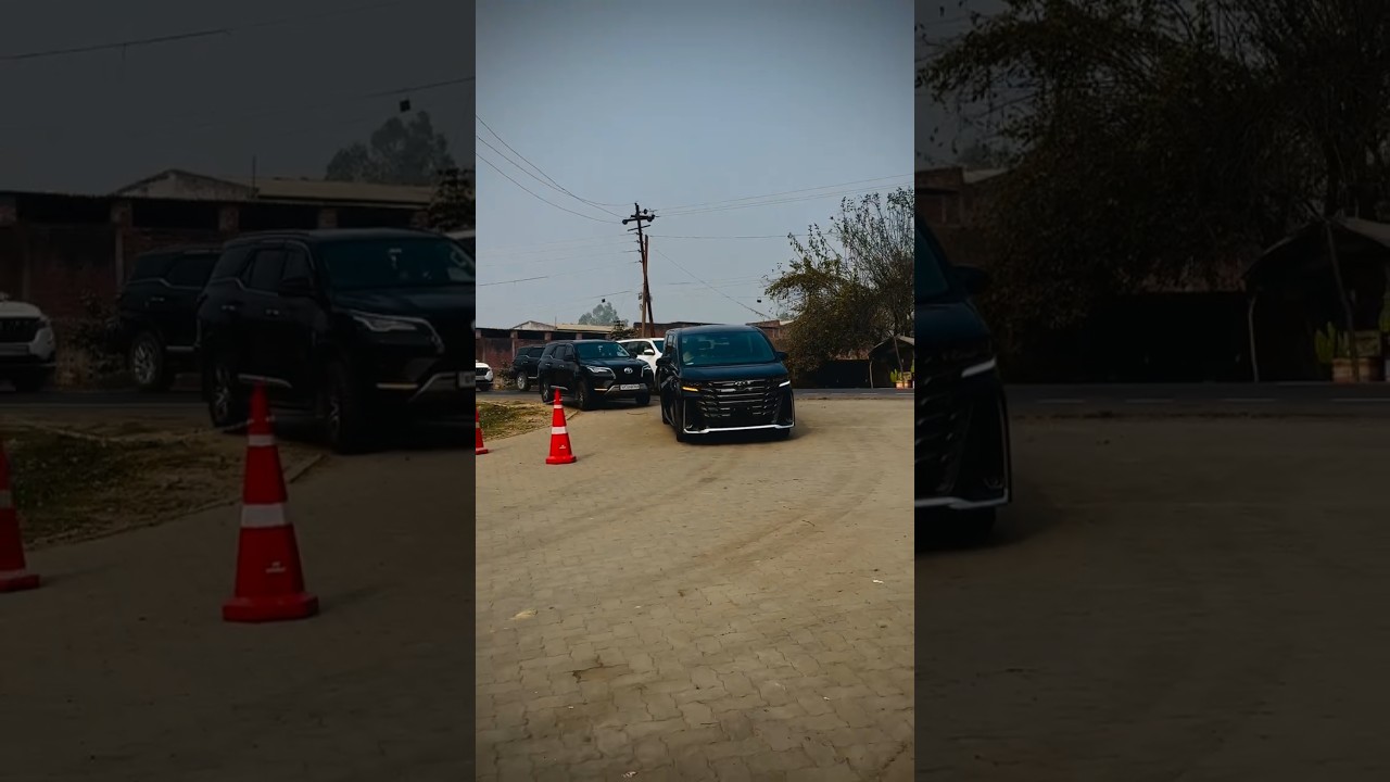 Black Defender & Toyota Vellfire Convoy Power! 🔥 VIP Entry 🚘​Next Level VIP Convoy
