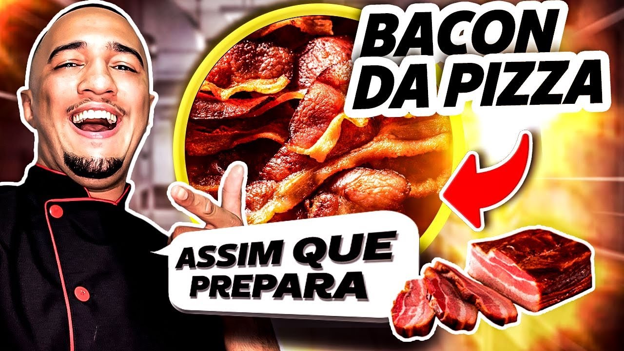 COMO PREPARAR O BACON DA PIZZA