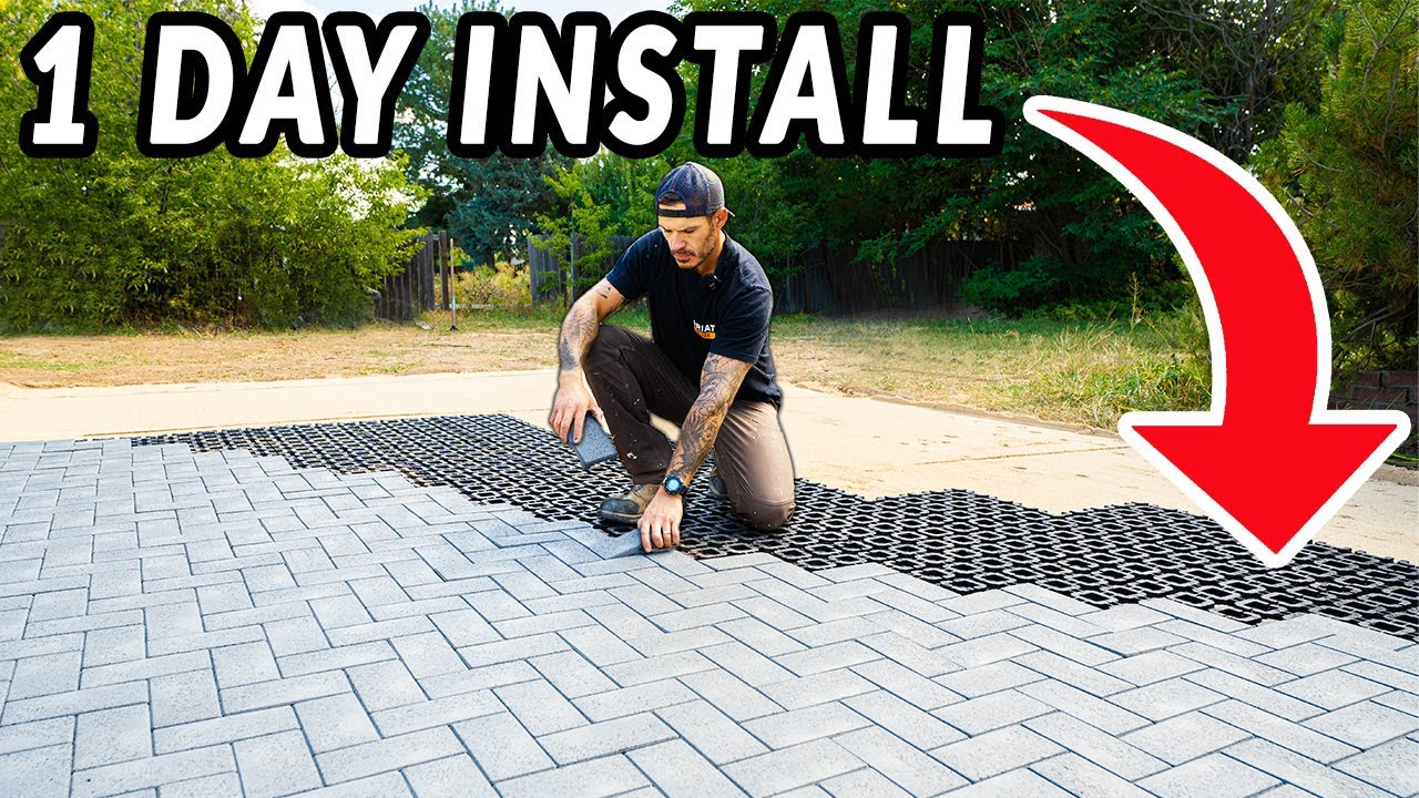 Easiest Patio Pavers You'll Ever Install!