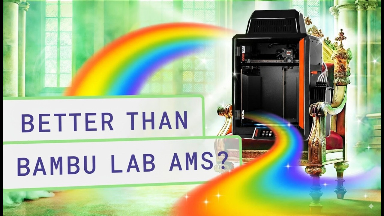 Всё ещё лучший многоцветный принтер? Prusa MMU3 + Core One