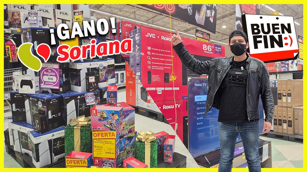 TODAS las OFERTAS del BUEN FIN 2024 en Soriana - LIQUIDACION de pantallas y consolas