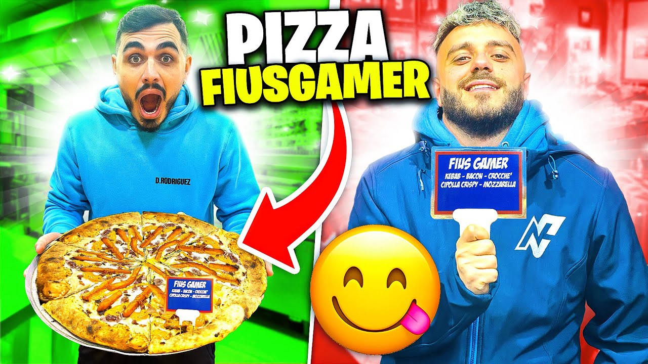 🍕 MANGIO la PIZZA FIUS GAMER con il NAPOLI CREATORS! 💙 È davvero buona?