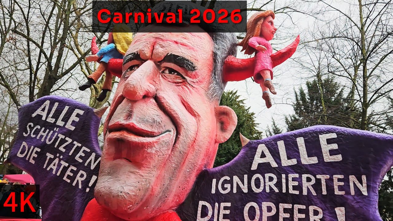 Carnival (Karneval) Parade 2026 Düsseldrof, Germany 🥳🤡 [4K] 